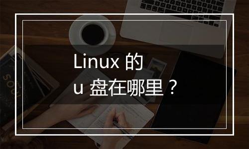 Linux 的 u 盘在哪里?