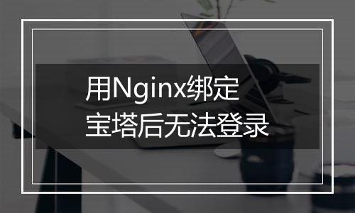 用Nginx绑定宝塔后无法登录
