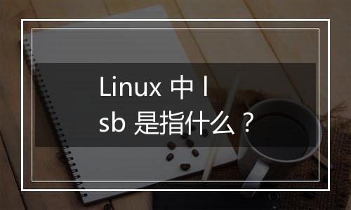 Linux 中 lsb 是指什么?