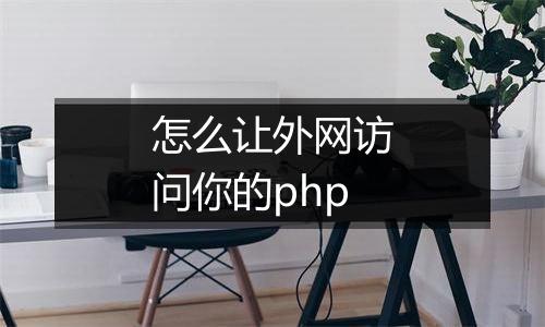 怎么让外网访问你的php