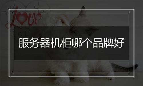 服务器机柜哪个品牌好