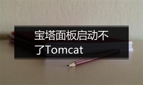 宝塔面板启动不了Tomcat