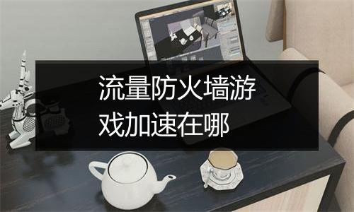 流量防火墙游戏加速在哪
