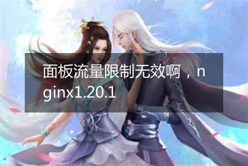 面板流量限制无效啊,nginx1.20.1