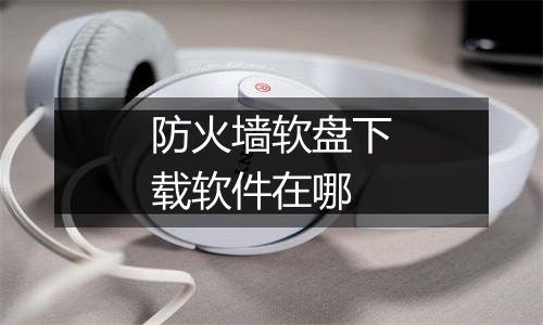 防火墙软盘下载软件在哪