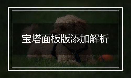宝塔面板版添加解析