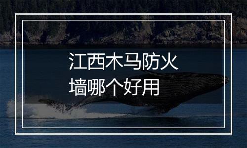 江西木马防火墙哪个好用