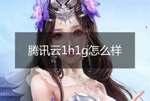 腾讯云1h1g怎么样