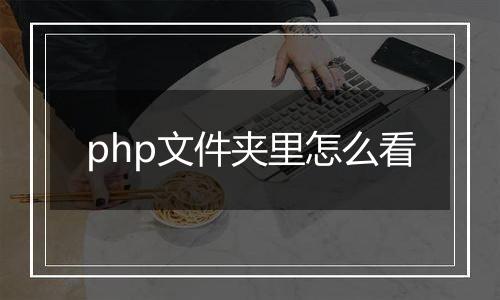 php文件夹里怎么看