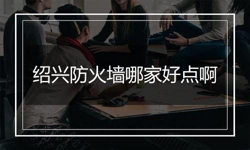绍兴防火墙哪家好点啊