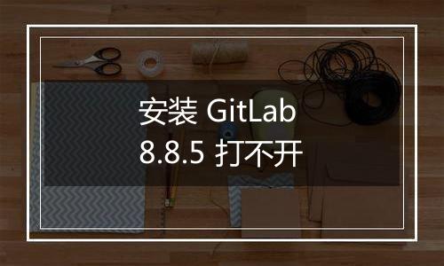 安装 GitLab 8.8.5 打不开