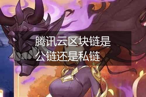 腾讯云区块链是公链还是私链