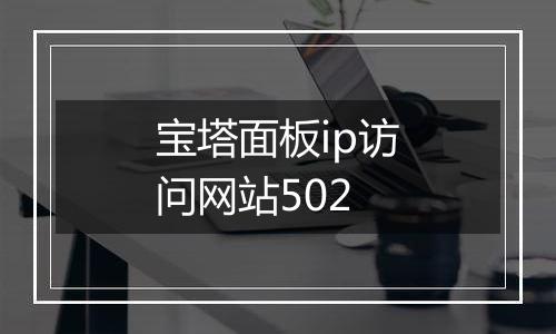 宝塔面板ip访问网站502