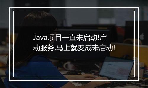 Java项目一直未启动!启动服务,马上就变成未启动!