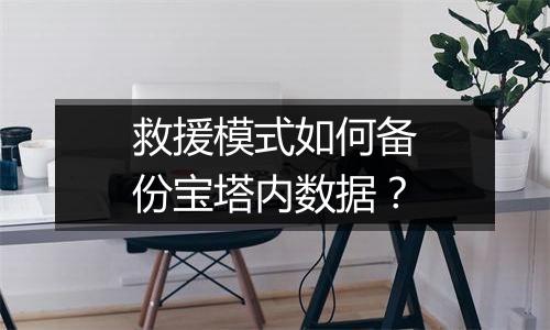 救援模式如何备份宝塔内数据?
