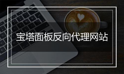 宝塔面板反向代理网站