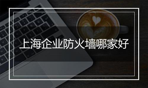 上海企业防火墙哪家好