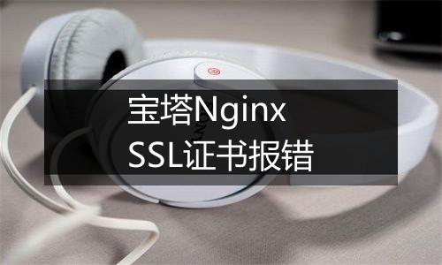 宝塔Nginx SSL证书报错