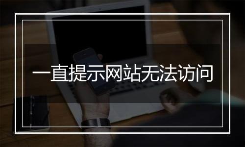 一直提示网站无法访问