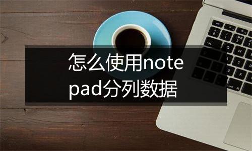 怎么使用notepad分列数据