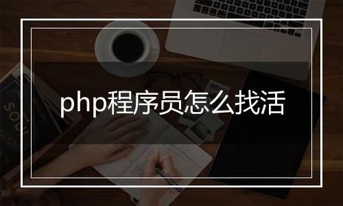 php程序员怎么找活