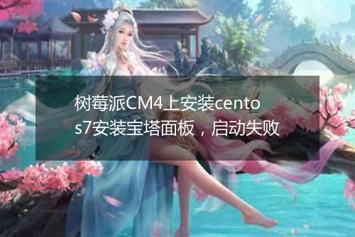 树莓派CM4上安装centos7安装宝塔面板,启动失败