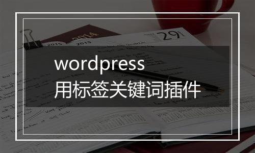 wordpress用标签关键词插件